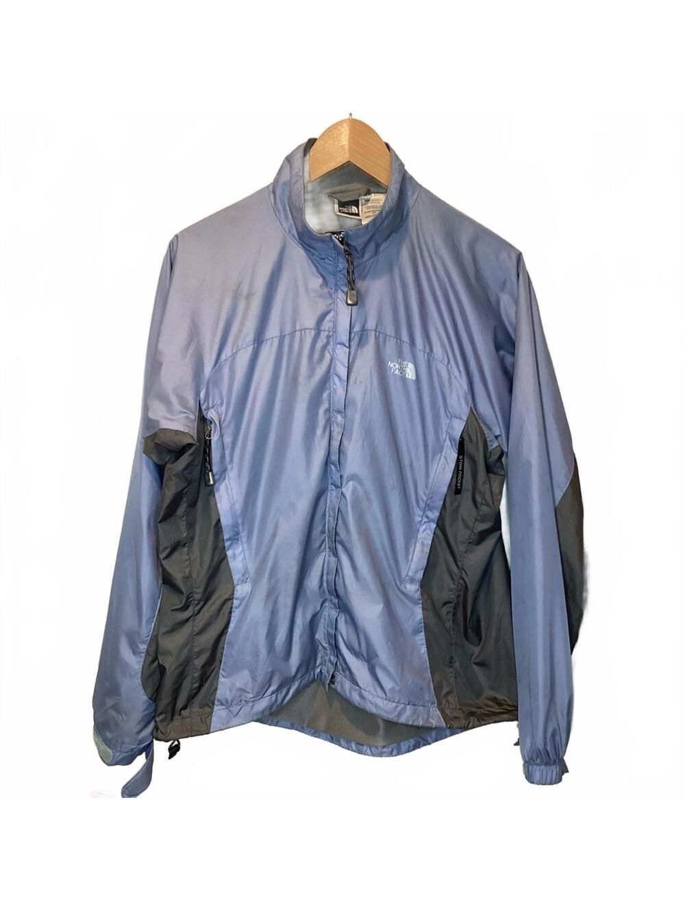 The North Face Women's Flight Series Windbreaker Jacket Blue/Grey Size Med
